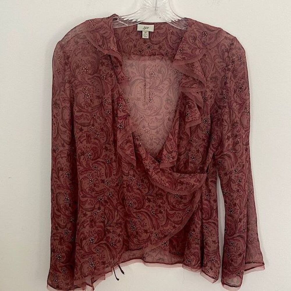 JJill silk top size small P.
